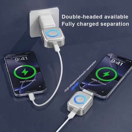 X01 Auto-Disconnect Type C Fast Charging Adapter with Physical Auto-Eject