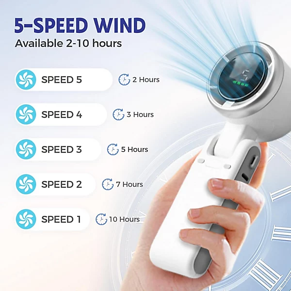 tarbo fan 1 Turbo Fan Original 3600mAh Battery Brushless Motor Portable Mini fan N607